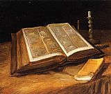 Vincent van Gogh Life with Bible painting